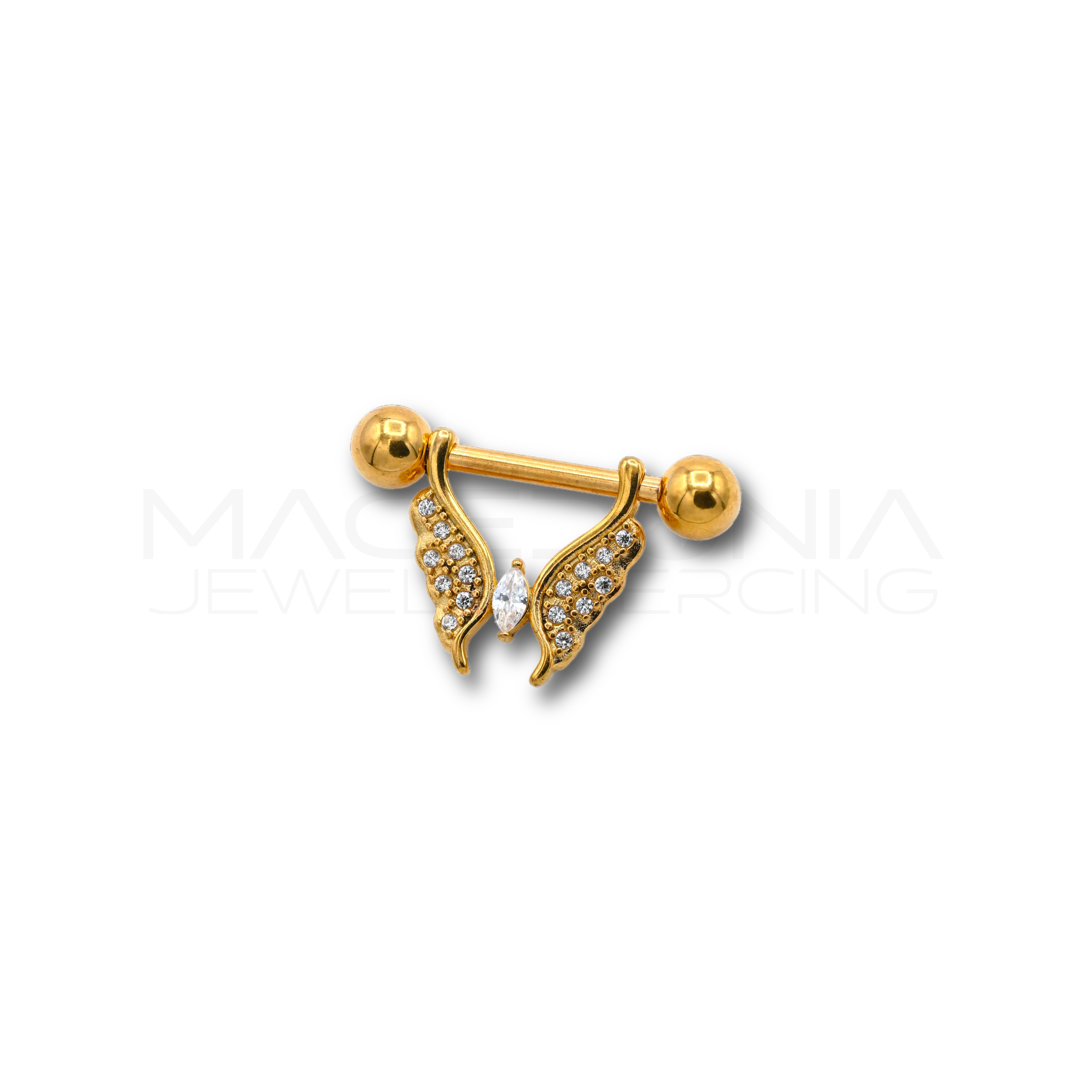 PIERCING DA CAPEZZOLO CON FARFALLA