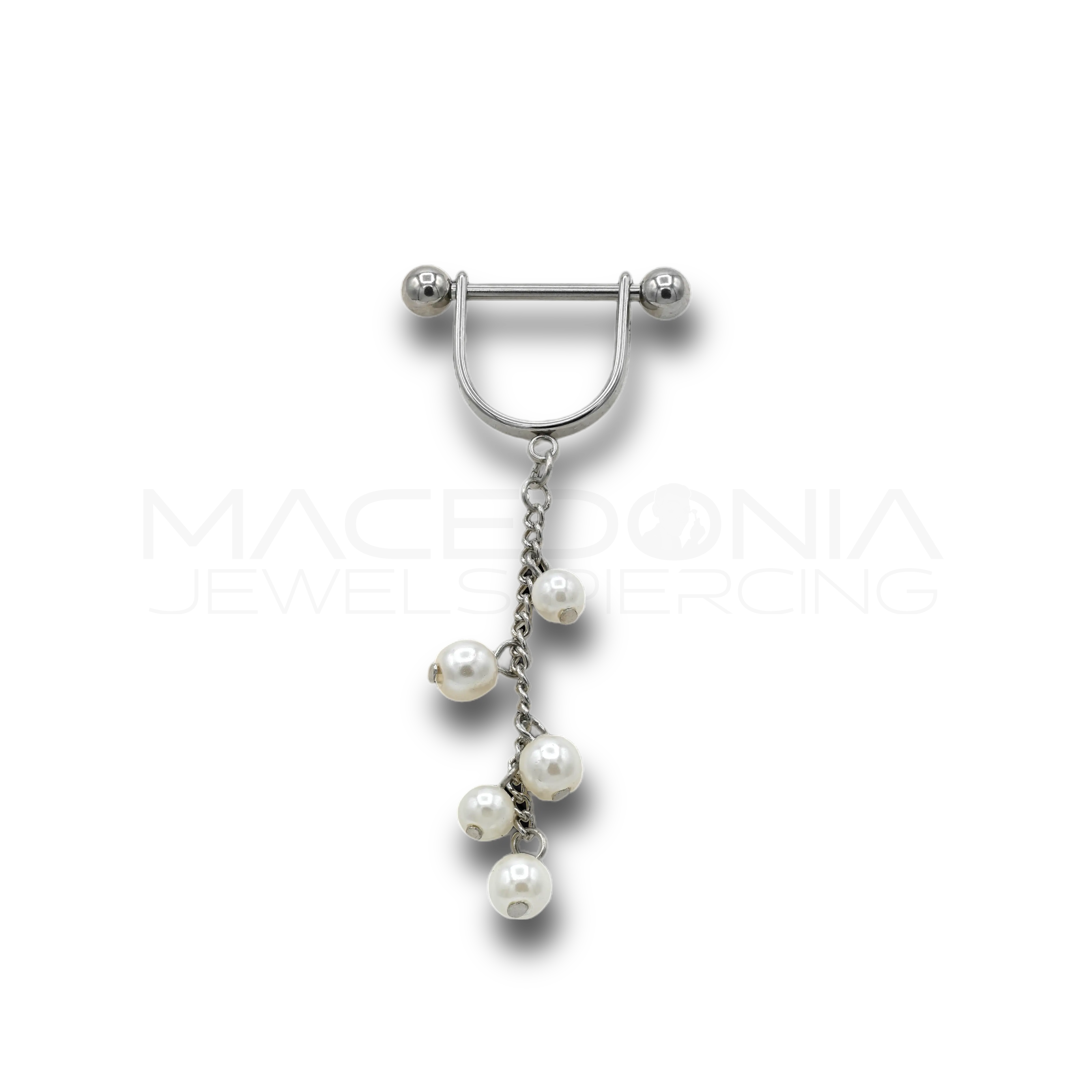 PIERCING DA CAPEZZOLO CON PERLINE