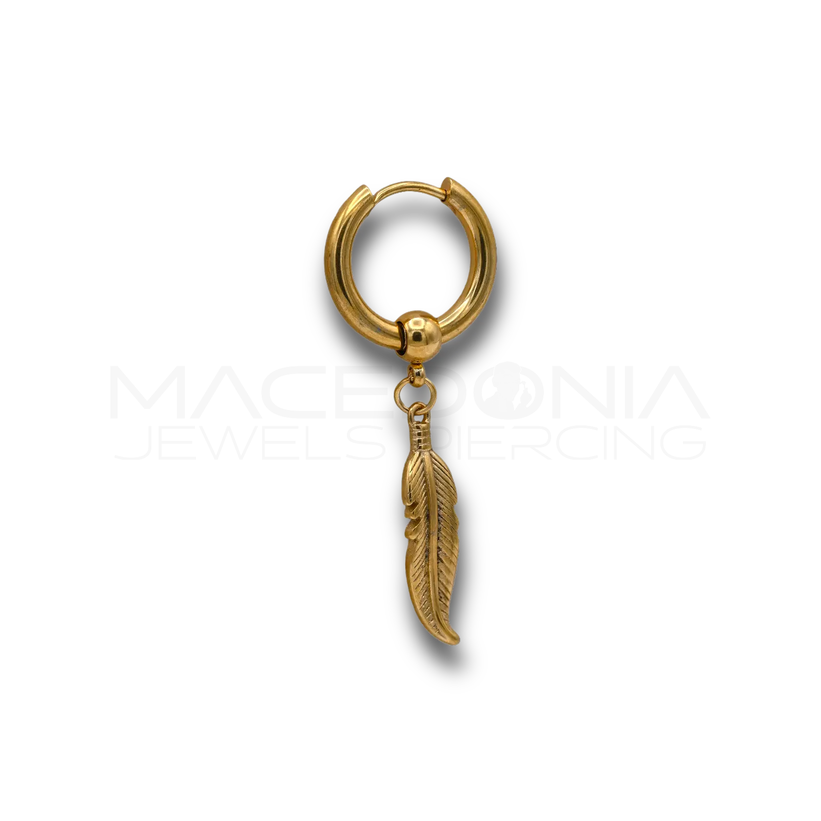 Piercing Piuma in Acciaio Chirurgico 316L