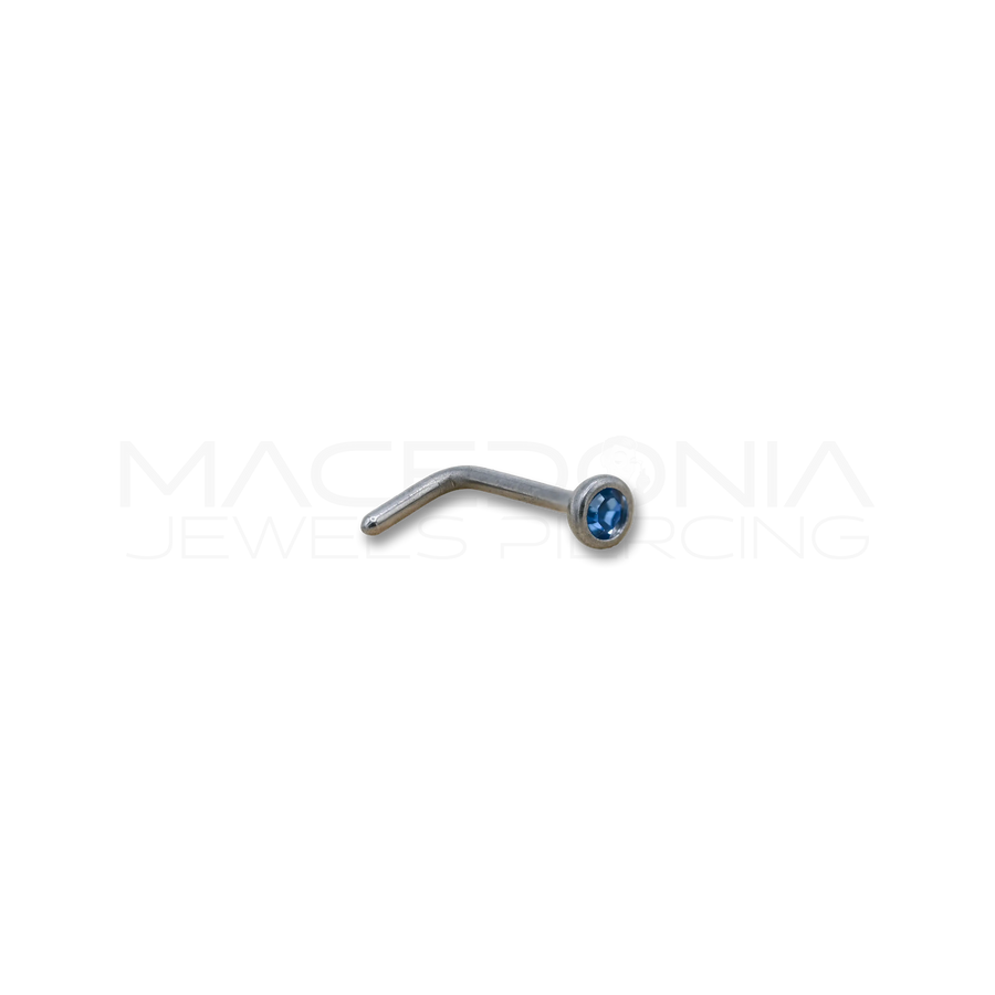 PIERCING DA NASO CON ZIRCONE INCASTONATO