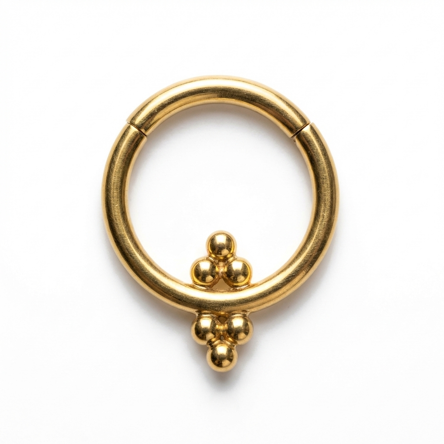 Piercing con palline in Titanio G23 - Piercing per Lobo, helix, daith, septum