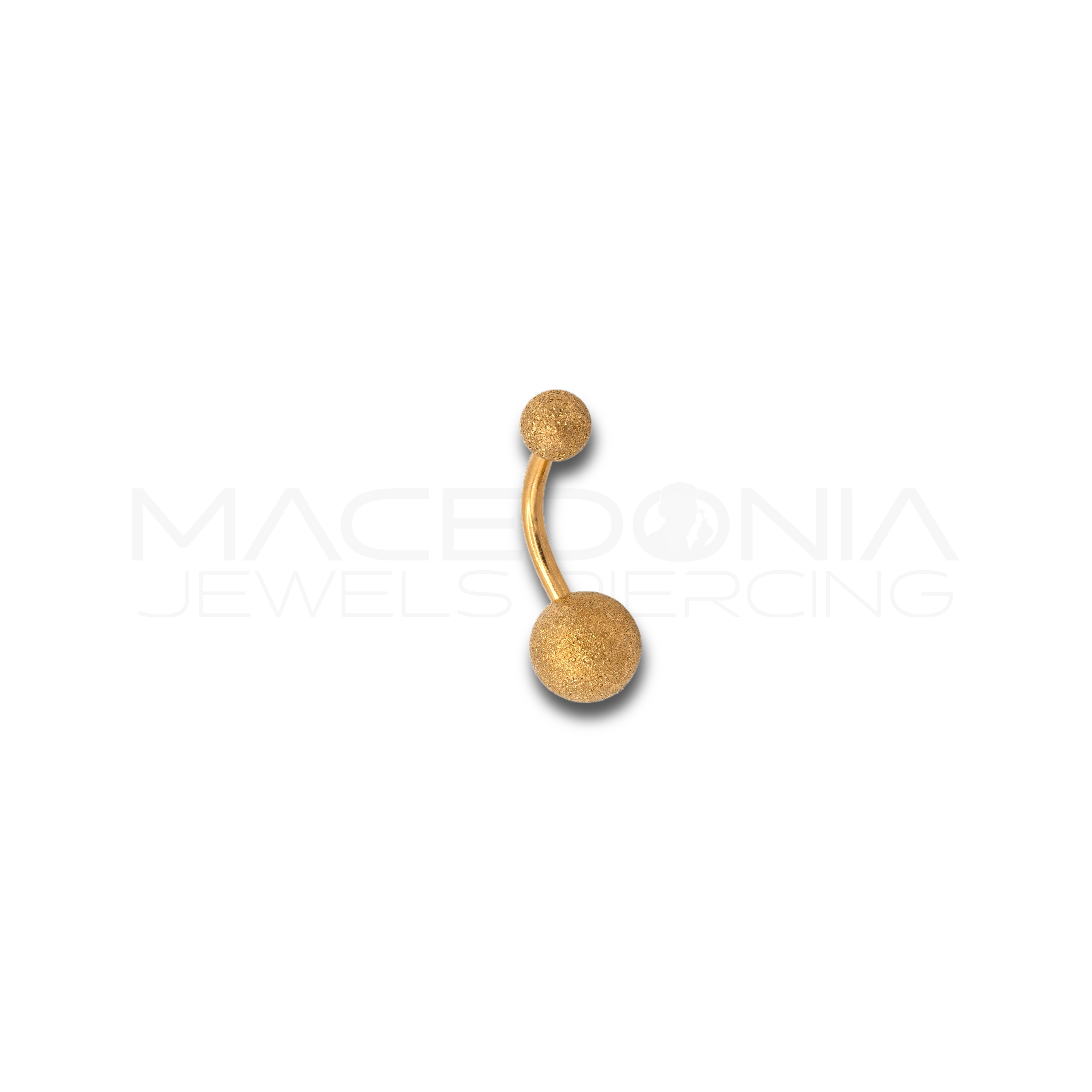 BANANA CON PALLINE IN ACCIAIO SATINATO