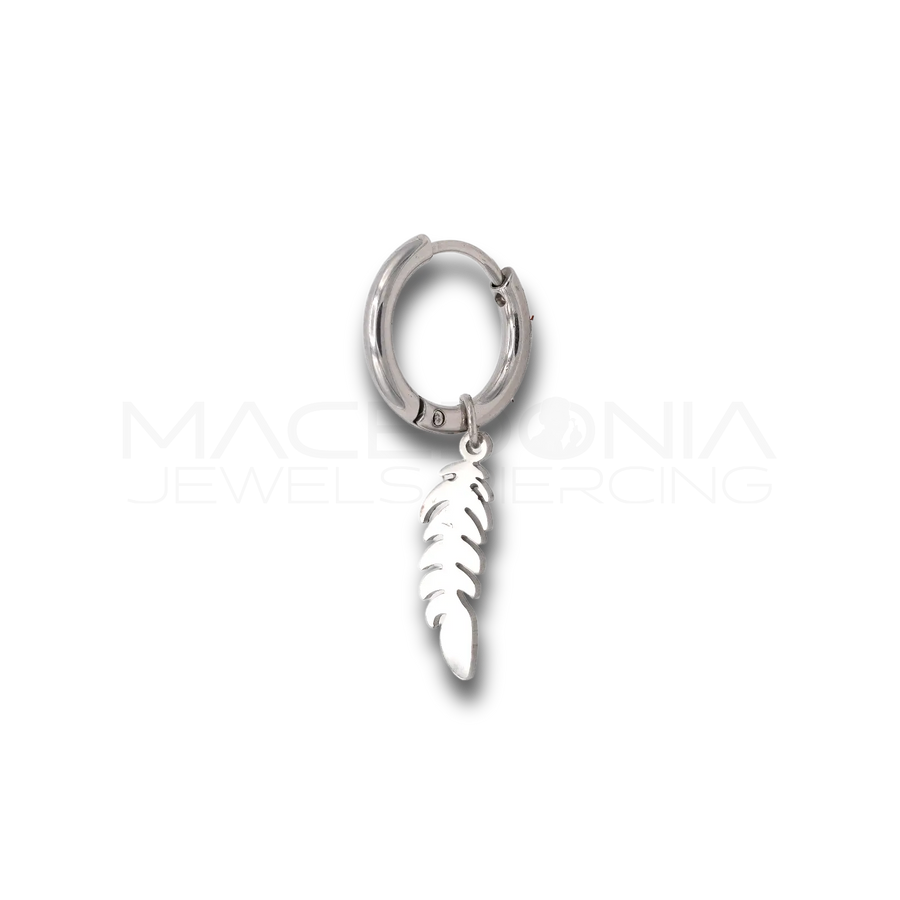 Piercing Piuma in Acciaio Chirurgico 316L