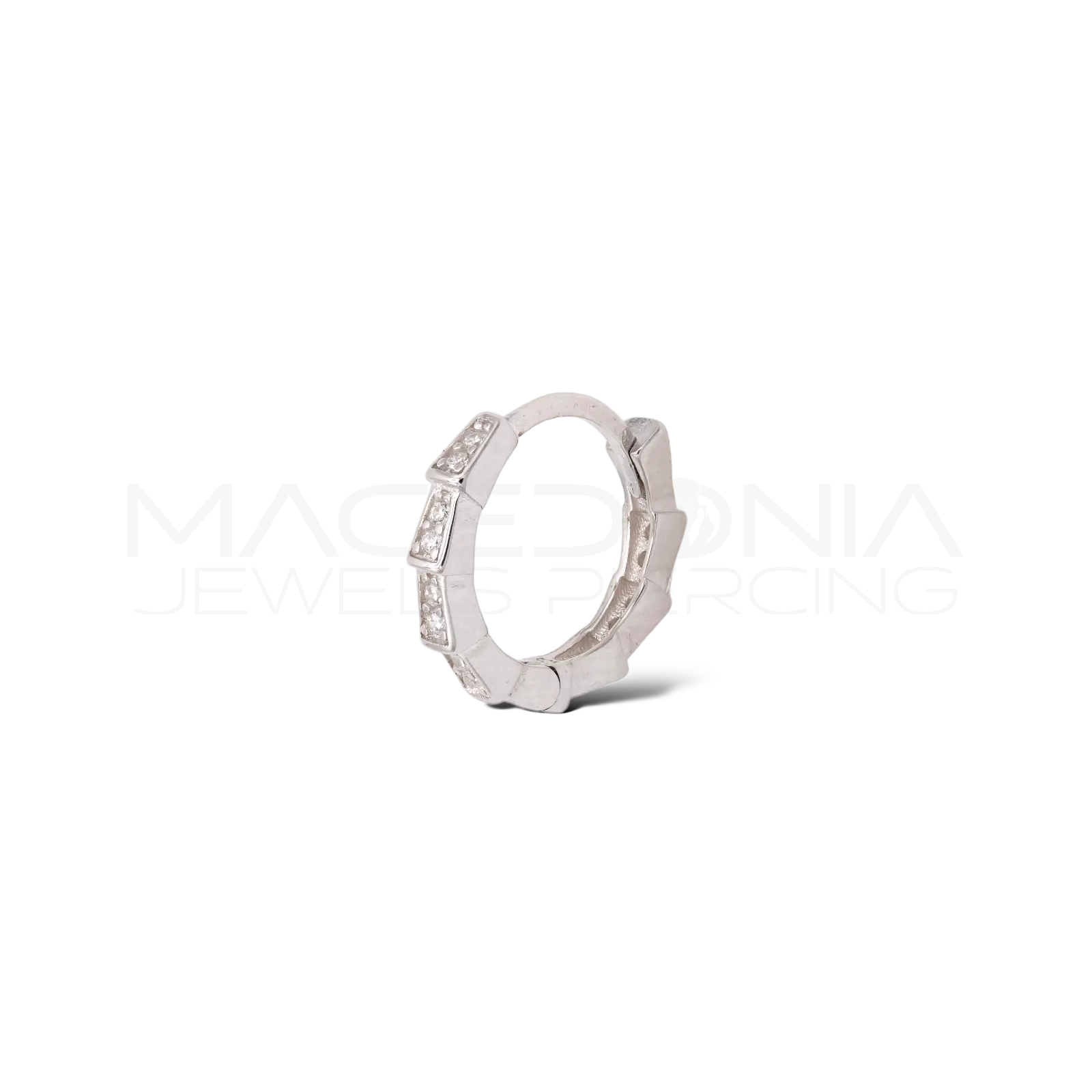 ORECCHINO IN ARGENTO CON ZIRCONI