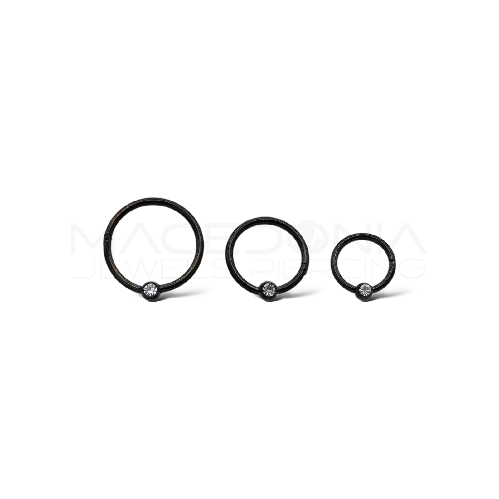 CERCHIO CLICKER CON PALLINA ZIRCONE