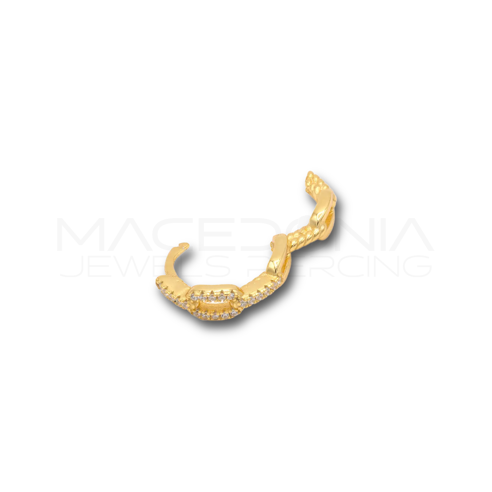 ORECCHINO IN ARGENTO CON ZIRCONI