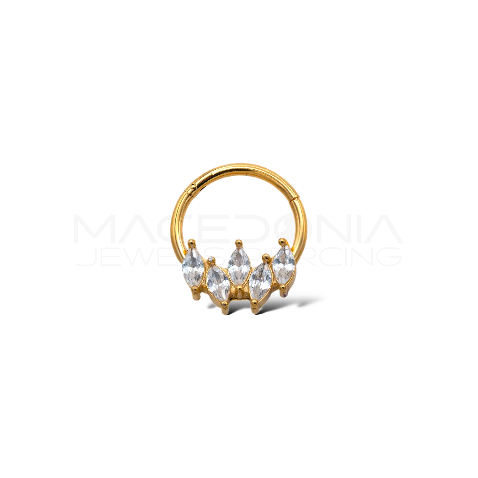 CERCHIO CON ZIRCONI INCASTONATI