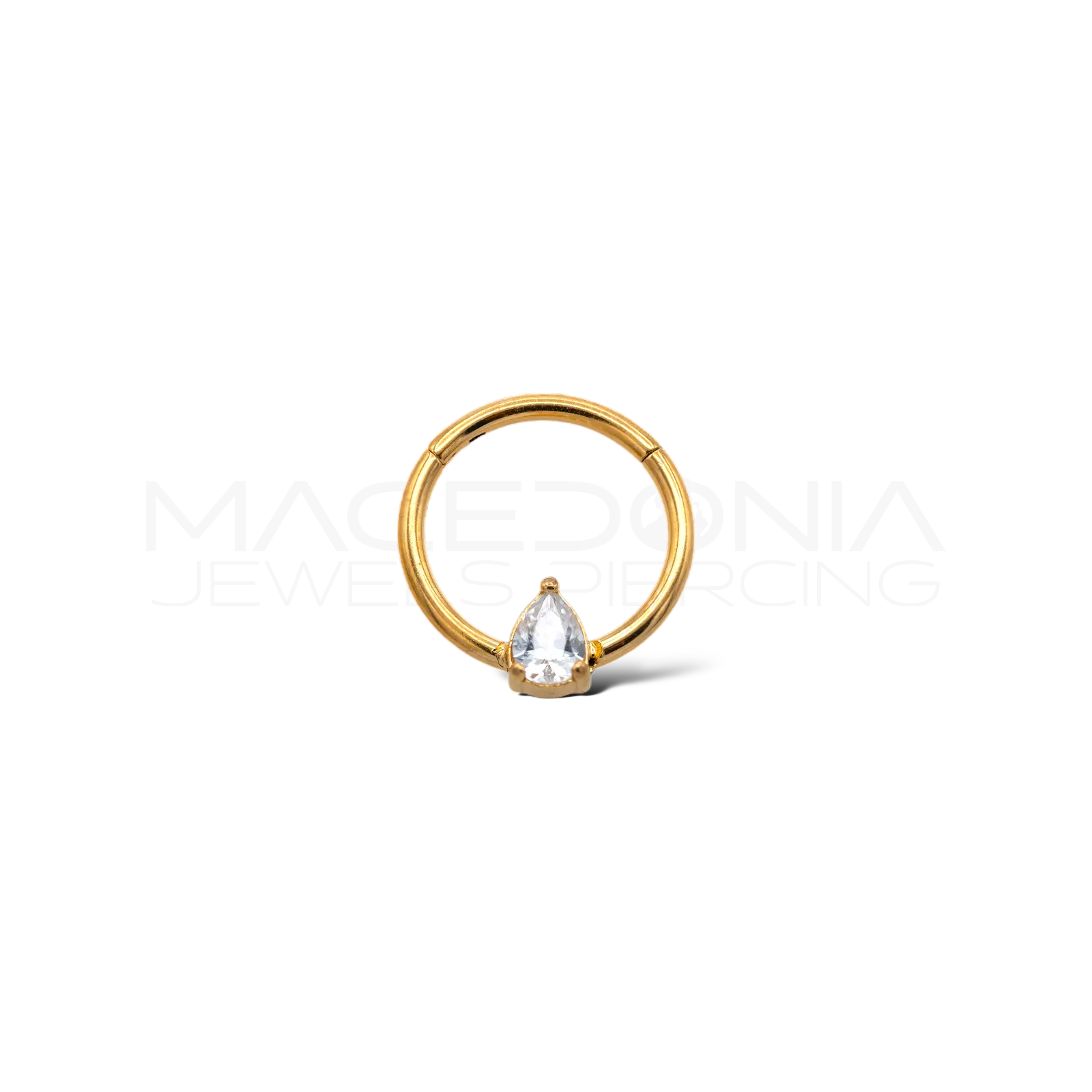 ORECCHINO A CERCHIO CON GOCCIA