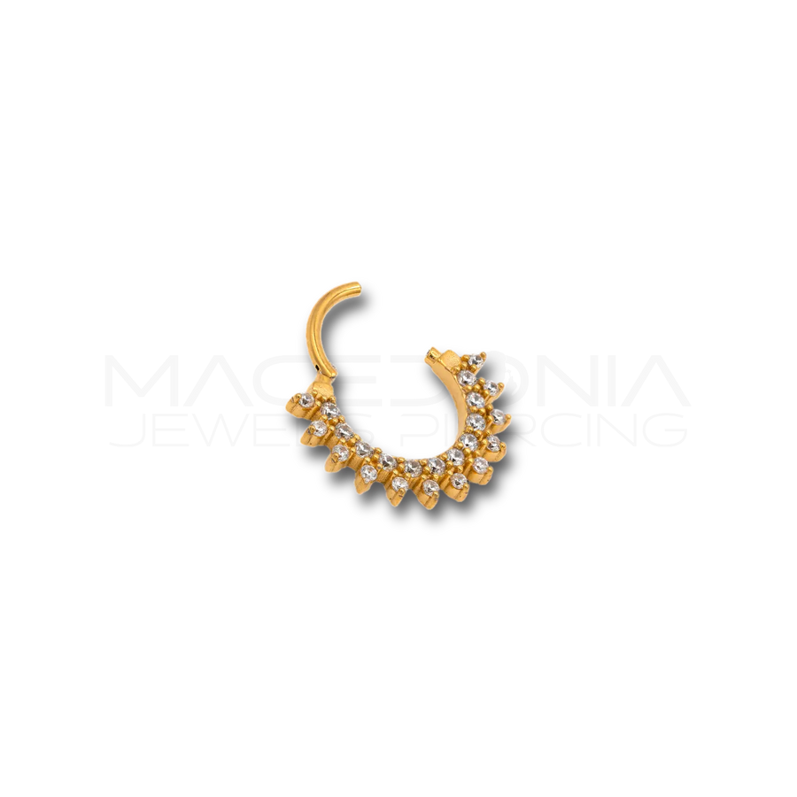 Piercing con Corona di Palline in acciaio chirurgico 316L