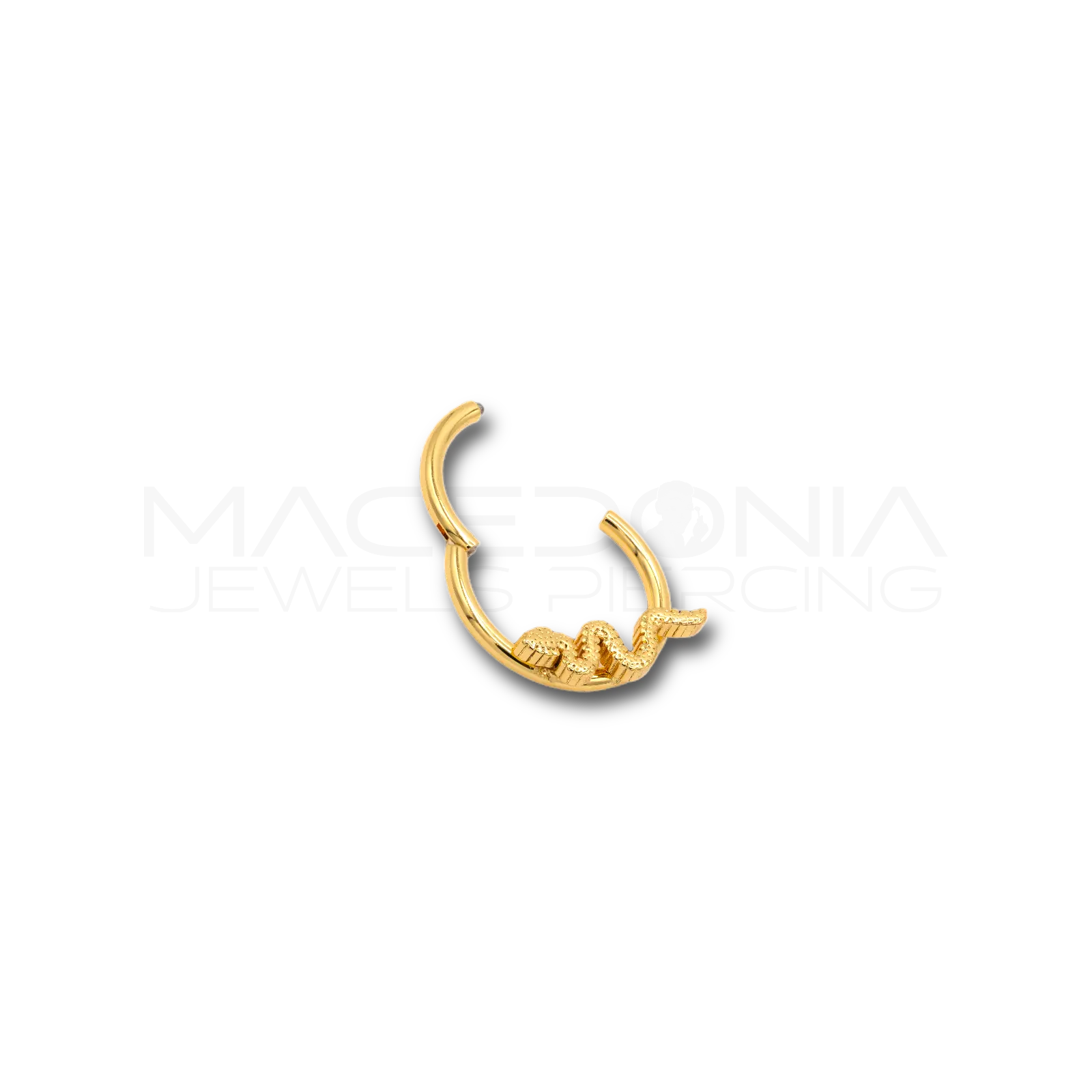 PIERCING A CERCHIO CON SERPENTE