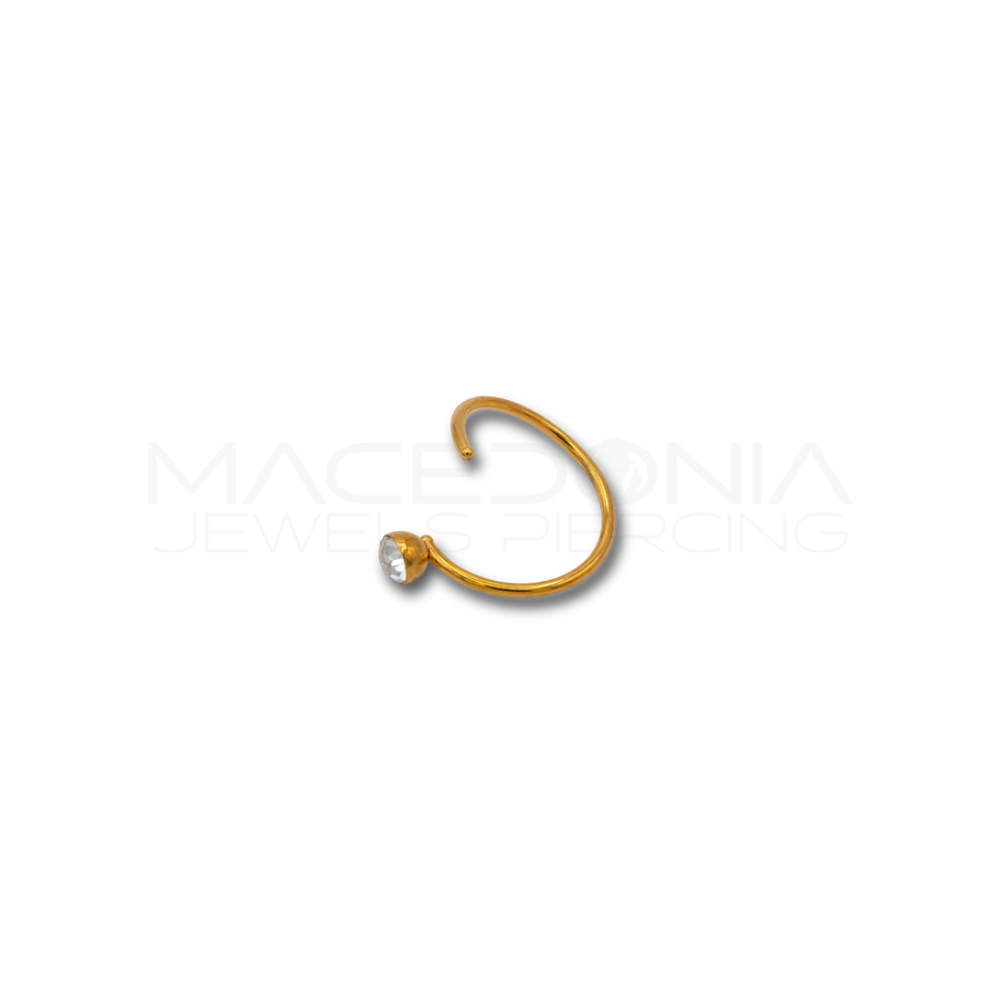 NOSTRIL A CERCHIO CON ZIRCONE