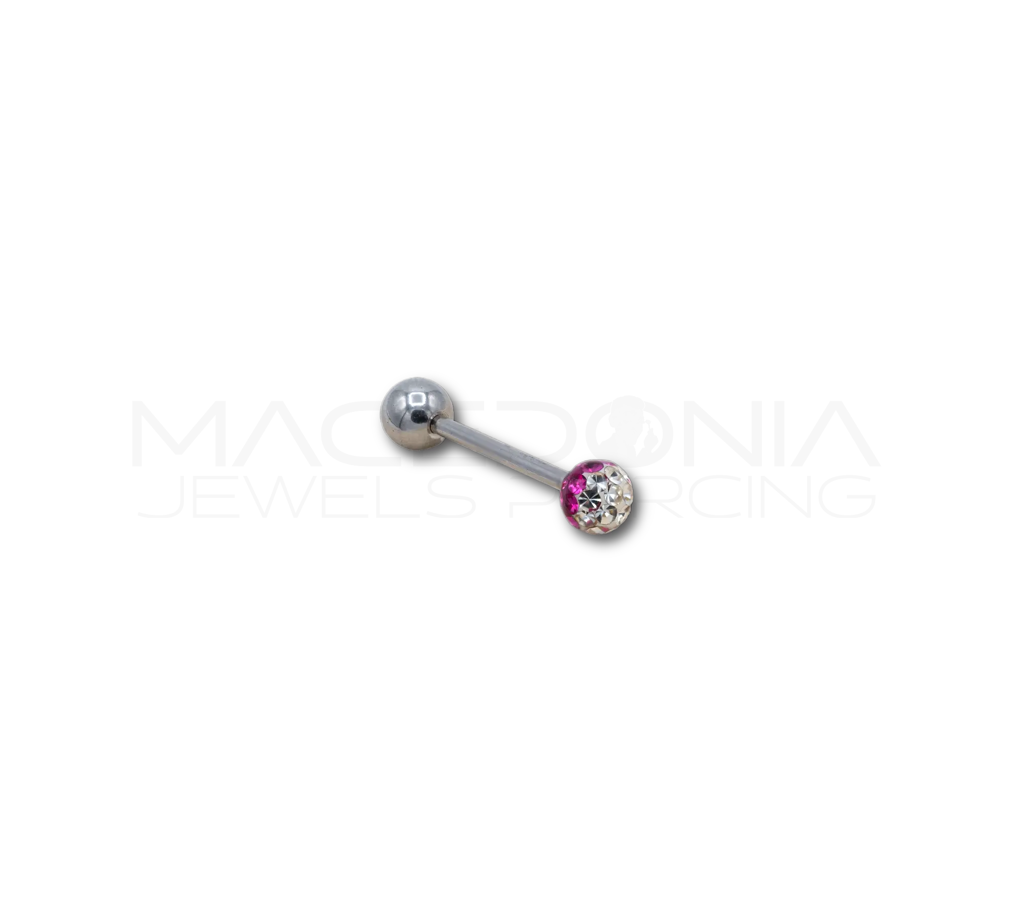 BARRETTA CON DESIGN A DUE COLORI Macedonia Piercing