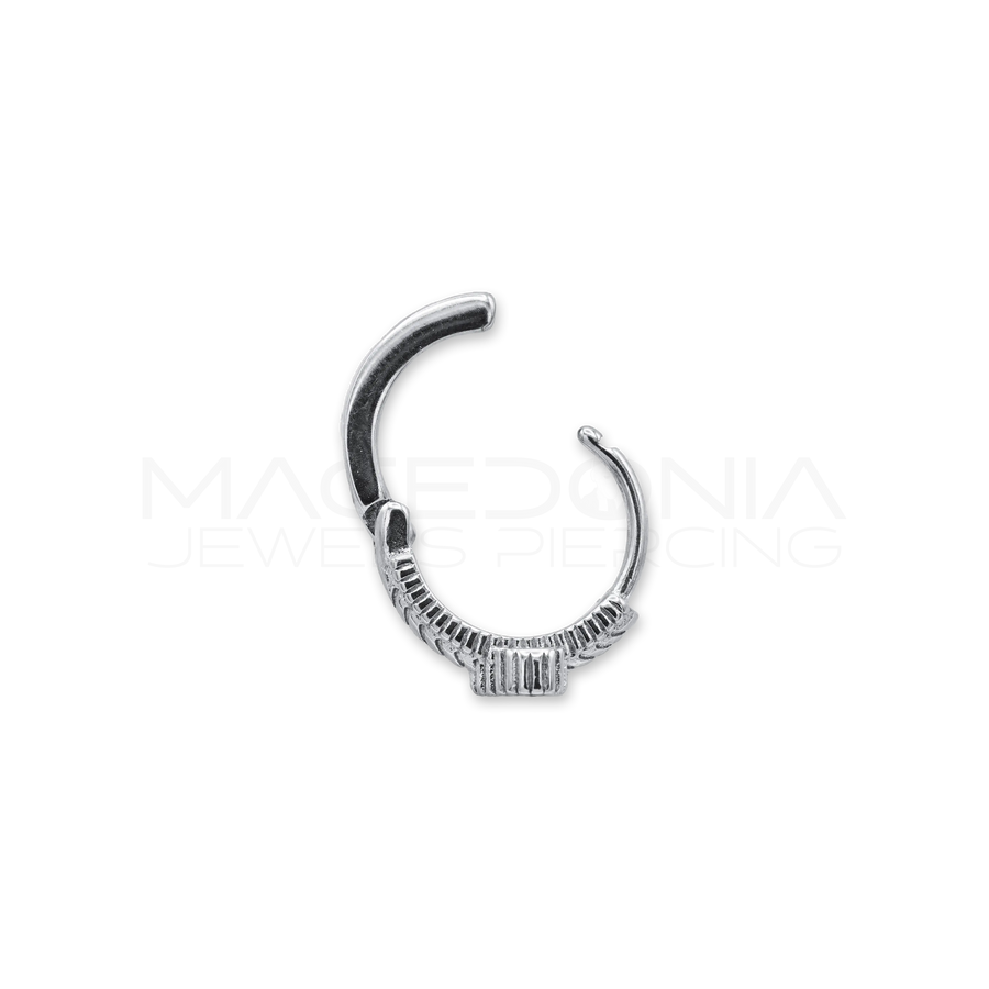 ORECCHINI IN ARGENTO CON PIETRA INCASTONATA A FORMA DI CUORE