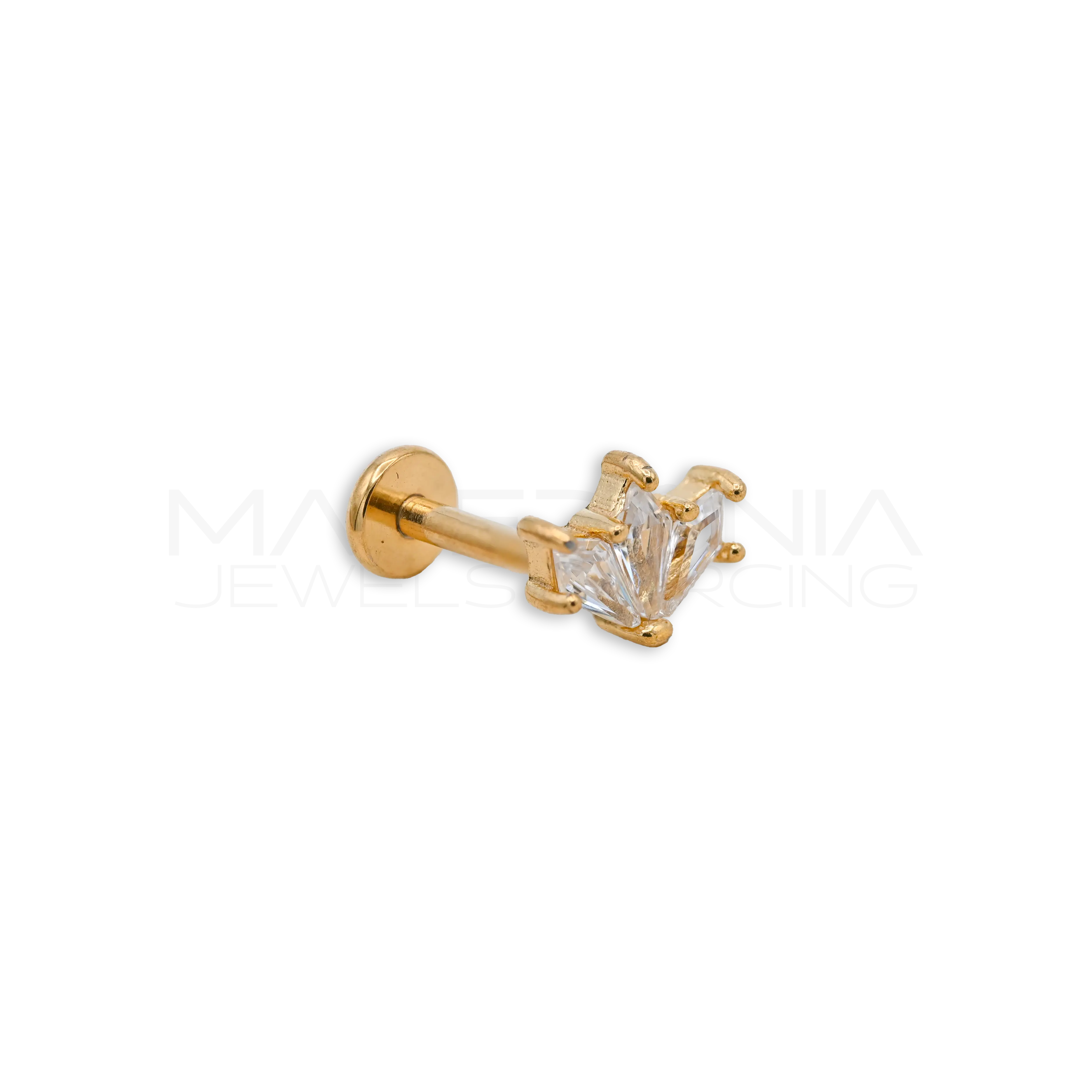 BARRETTA MINI CORONA CON ZIRCONE