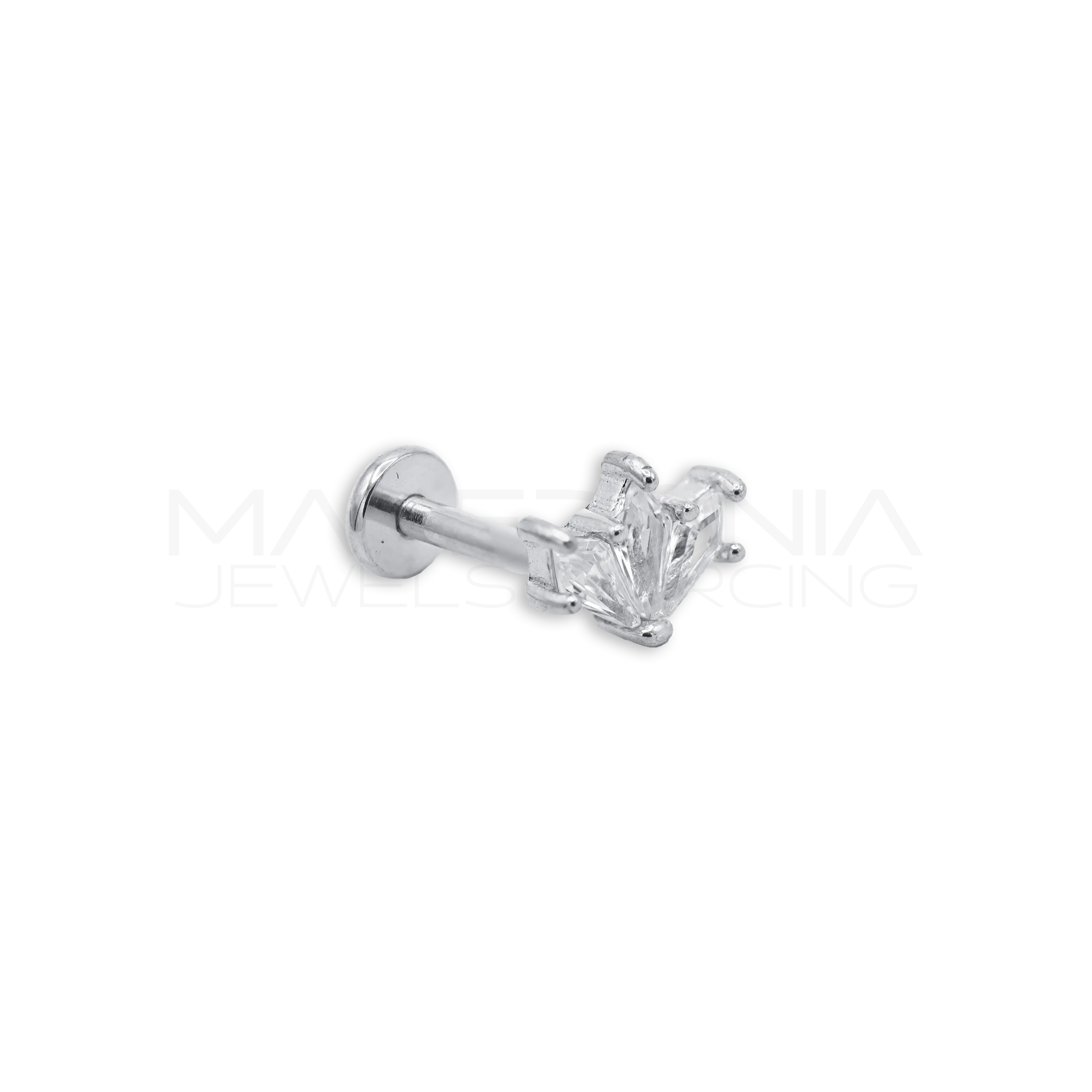 BARRETTA MINI CORONA CON ZIRCONE