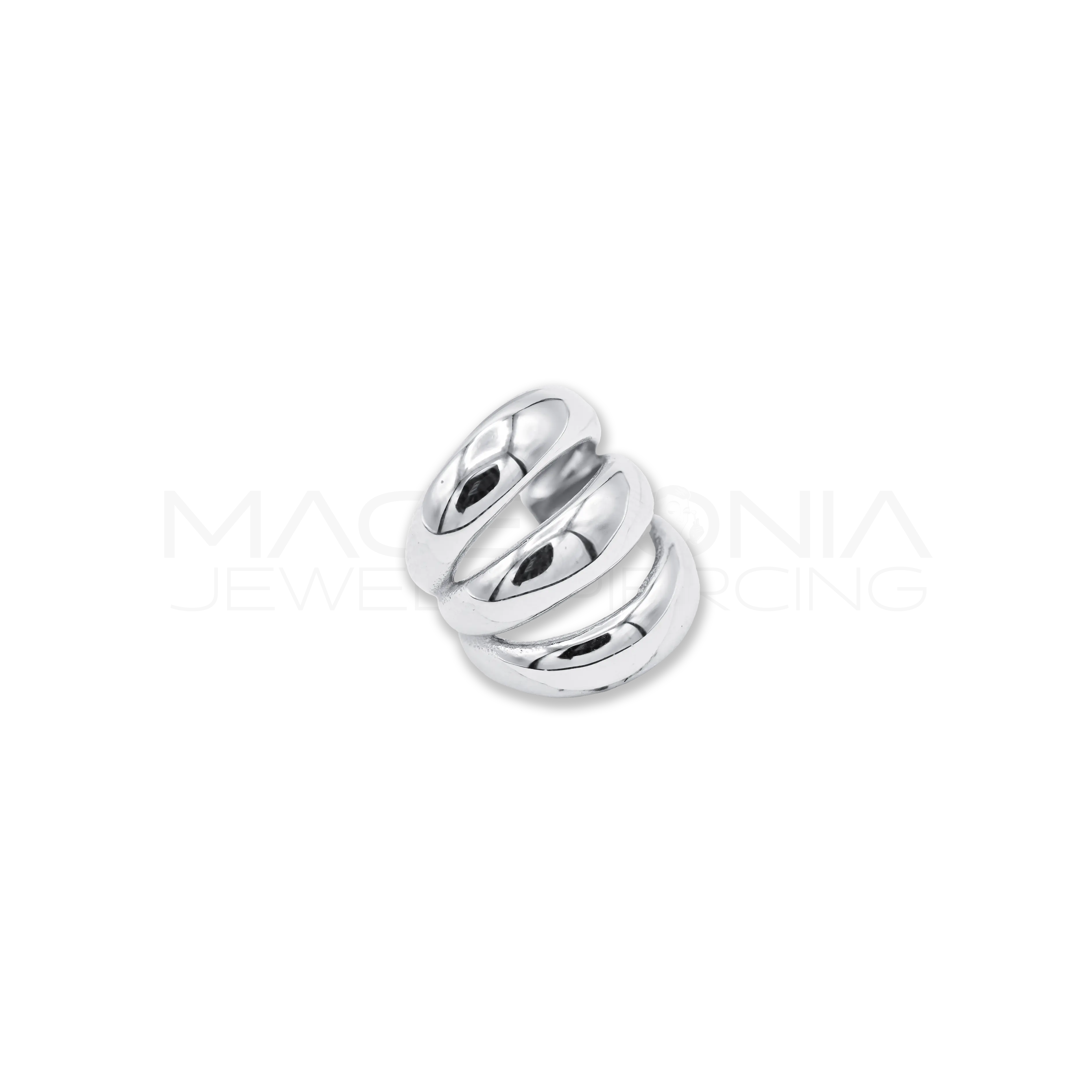 MEZZO CERCHIO SPESSO A TRIPLA FASCIA FAKE