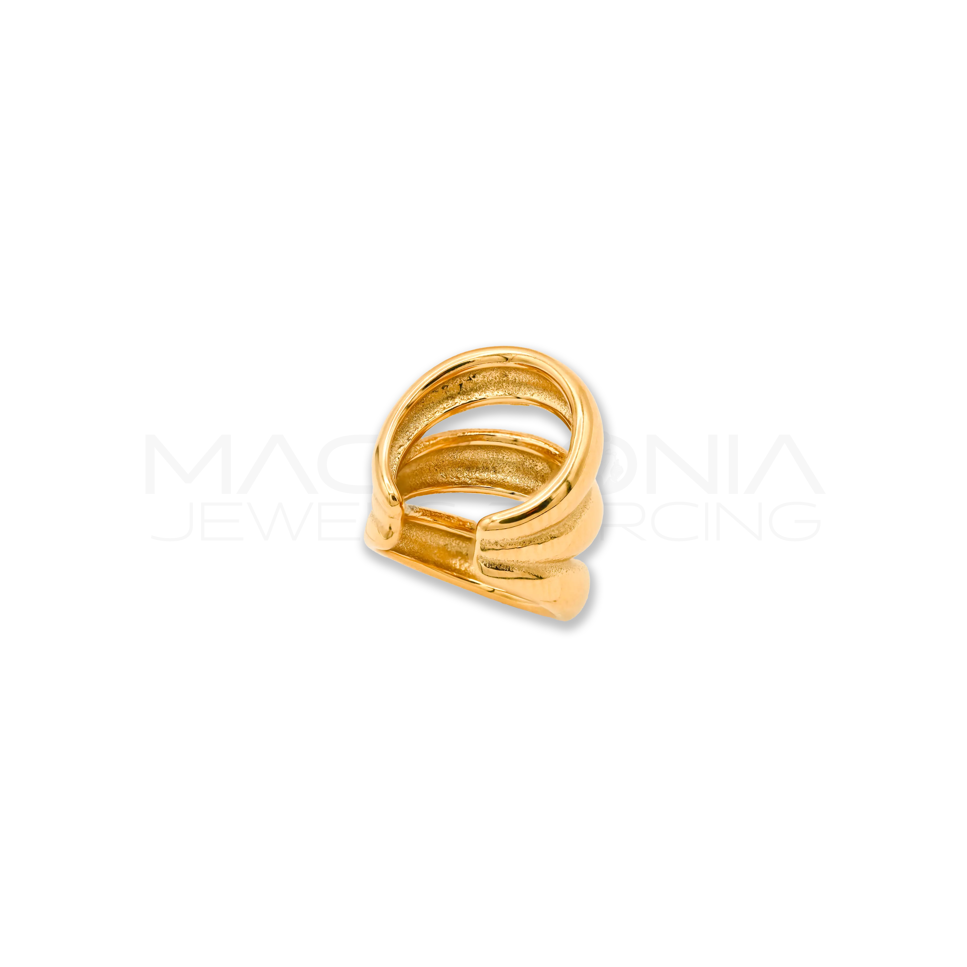 MEZZO CERCHIO SPESSO A TRIPLA FASCIA FAKE