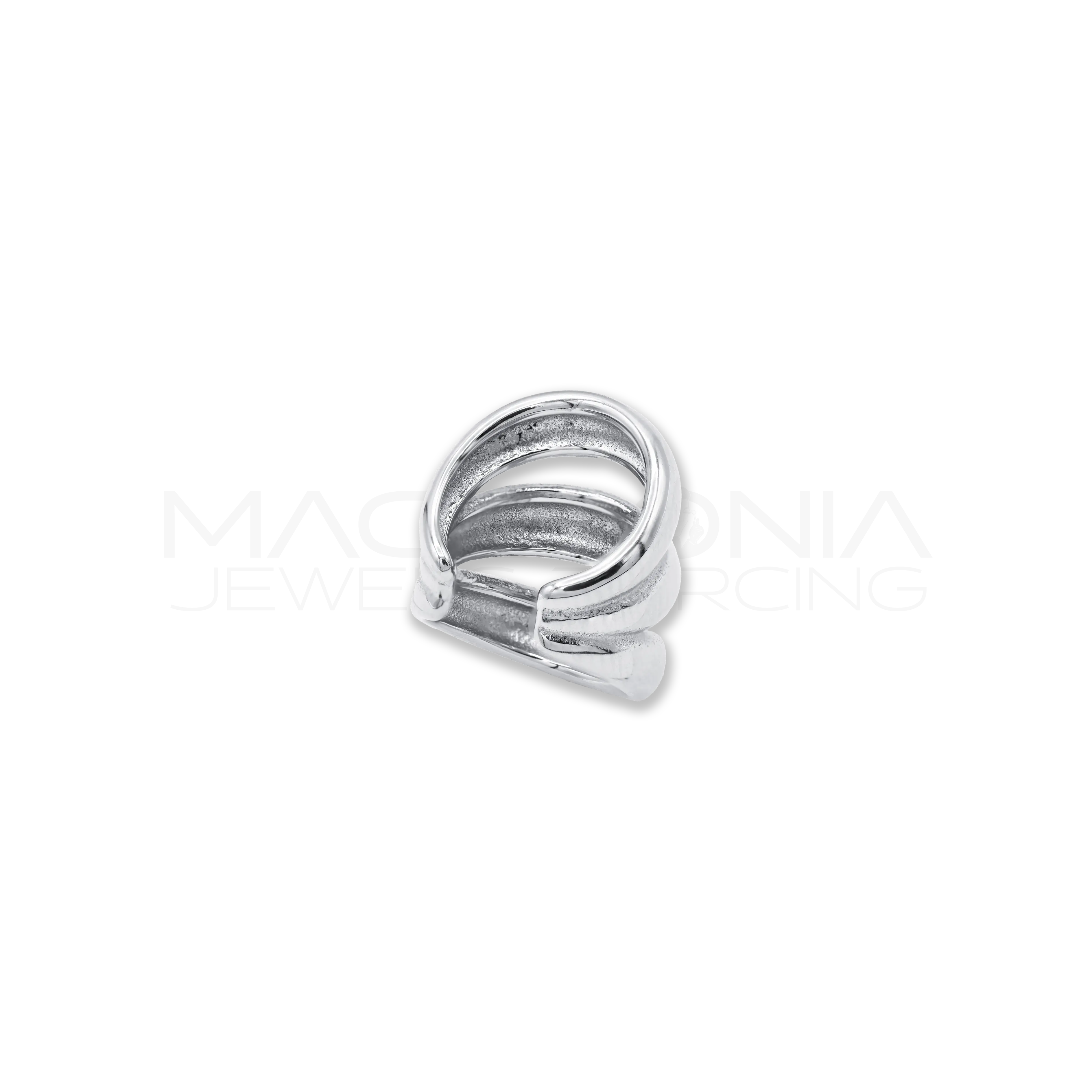 MEZZO CERCHIO SPESSO A TRIPLA FASCIA FAKE