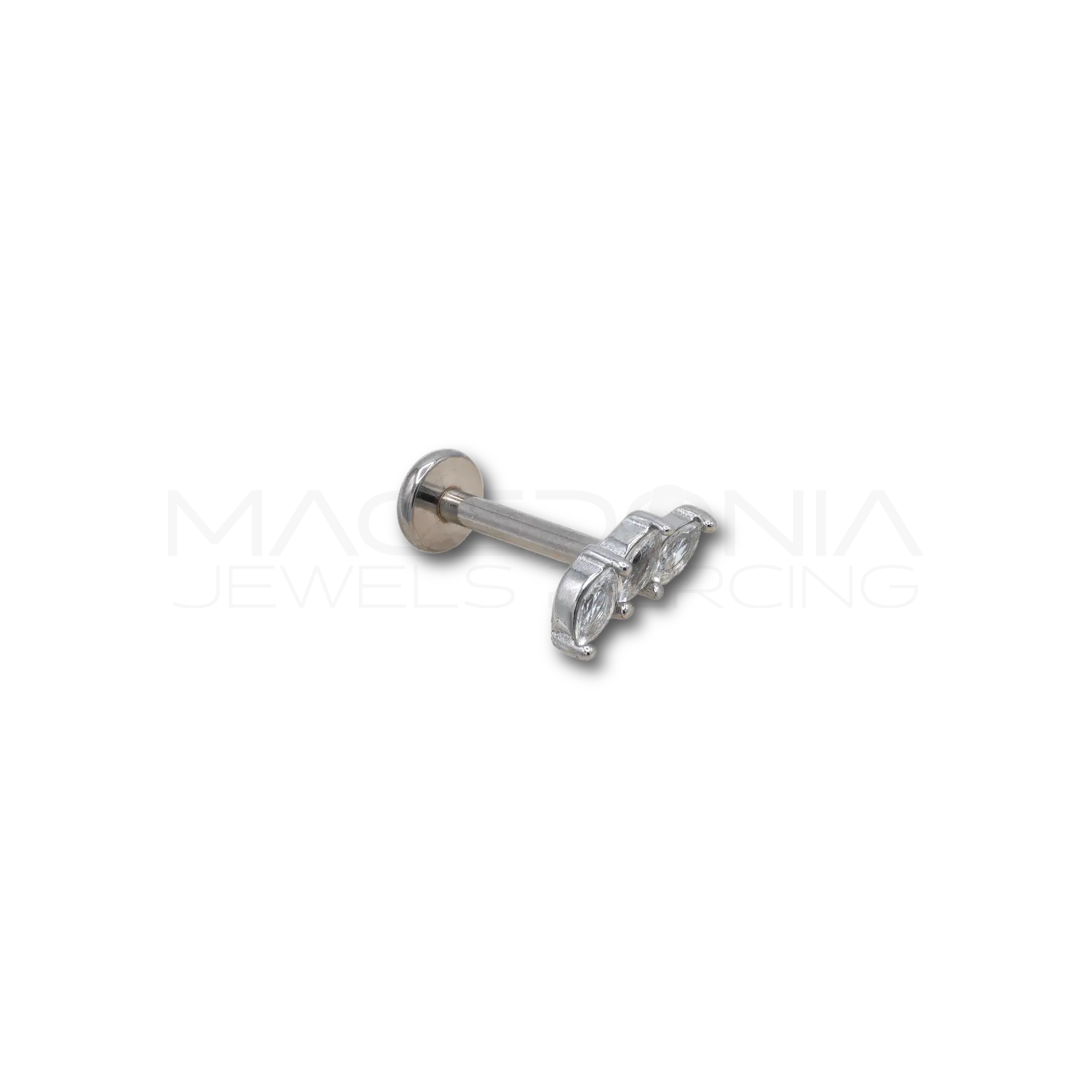 BARRETTA CON ZIRCONI Macedonia Jewels Piercing