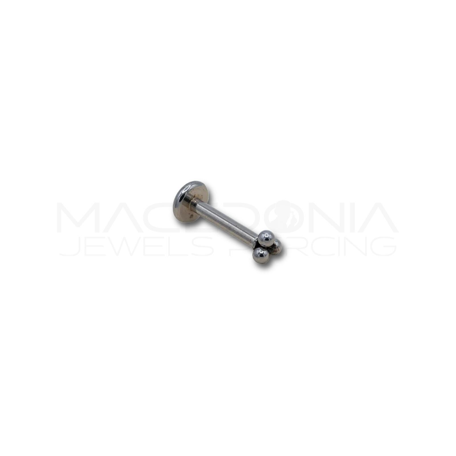 Piercing con Tre Palline in Acciaio Chirurgico 316L