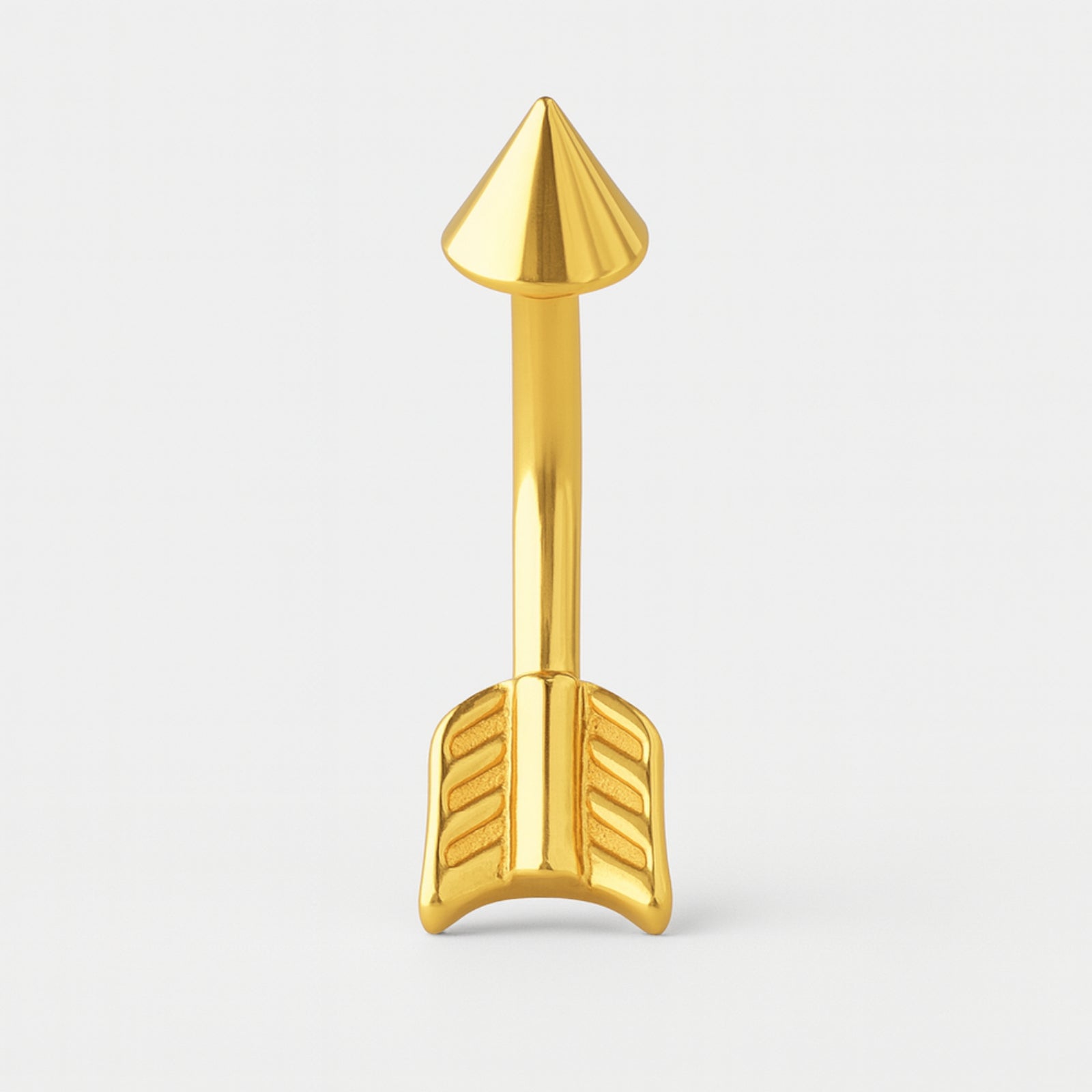 Piercing Ombelico Freccia in Acciaio Chirurgico 316L Oro