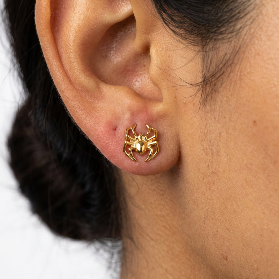 Piercing con ragnetto in Titanio G23- Piercing per Lobo, helix, forward helix, conch, flat, tragus