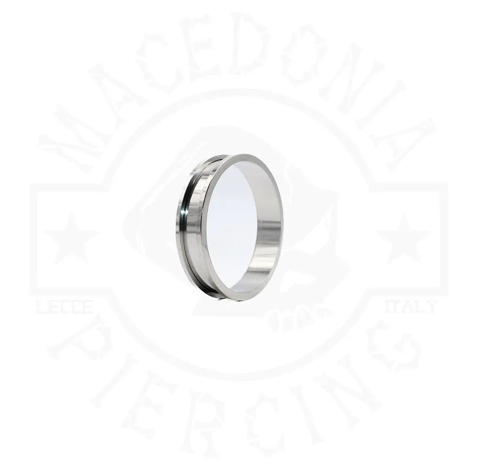 TUNNEL CON BORDO COLORE ARGENTO