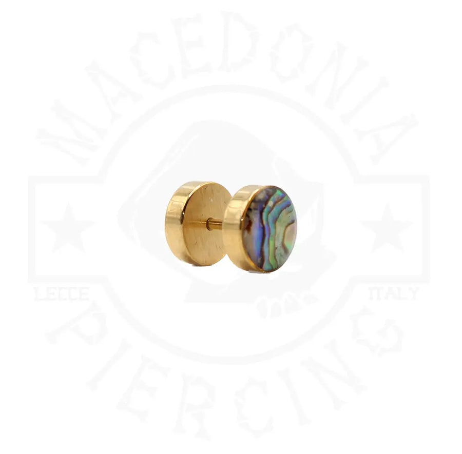 PIERCING A BOTTONE STRIATURA OPALE