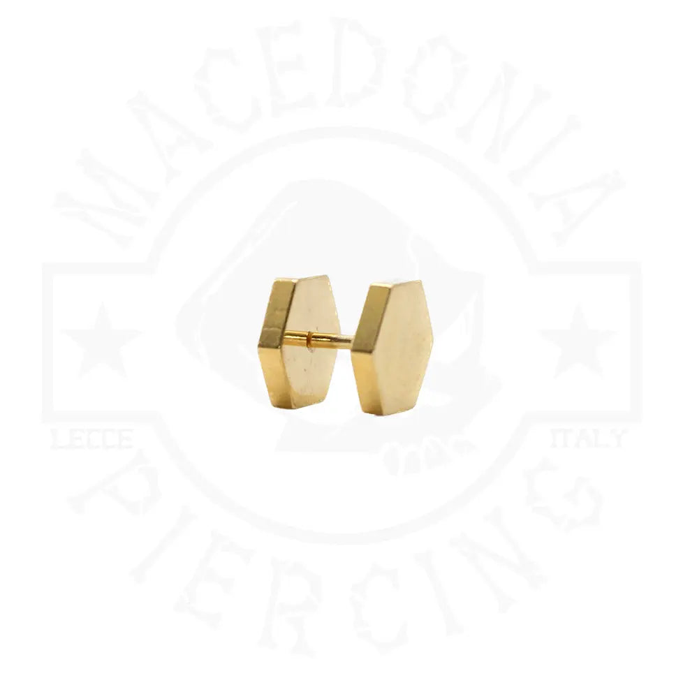 PIERCING A BOTTONE ESAGONALE