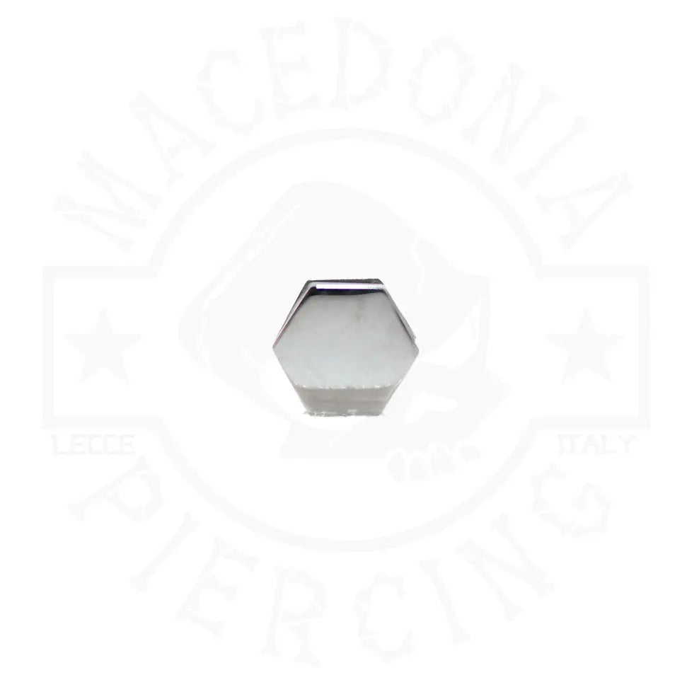 PIERCING A BOTTONE ESAGONALE