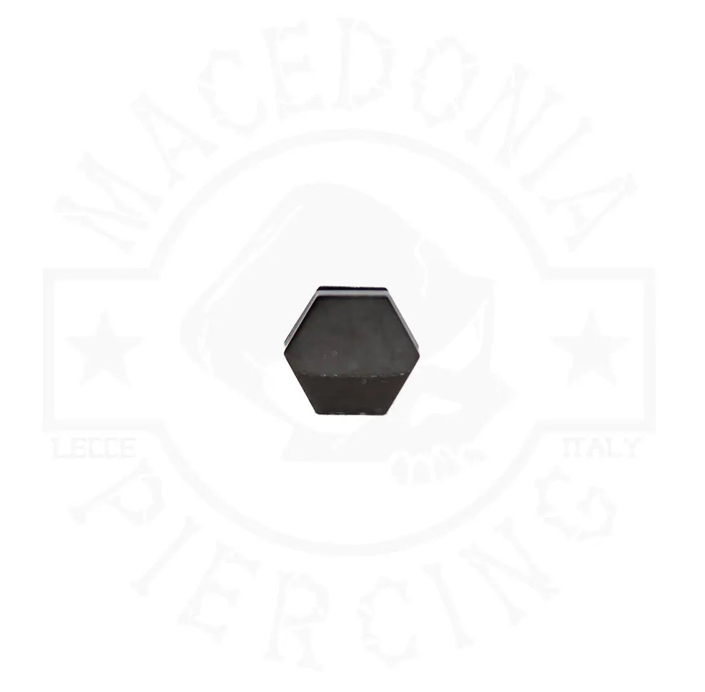 PIERCING A BOTTONE ESAGONALE