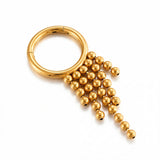 Cerchietto con dettaglio pendente in Acciaio Chirurgico 316L - Piercing per orecchio