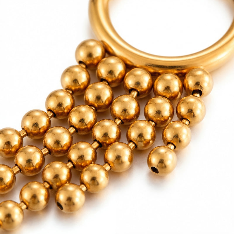 Cerchietto con dettaglio pendente in Acciaio Chirurgico 316L - Piercing per orecchio