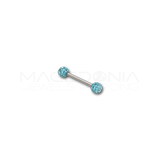 Piercing con palline glitterate in Acciaio Chirurgico 316L - Piercing per Nipple