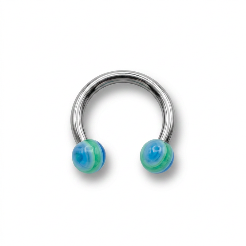 Blu bianca e verde