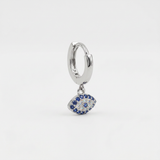 CERCHIO CON CIONDOLO AD OCCHIO ARGENTO 925