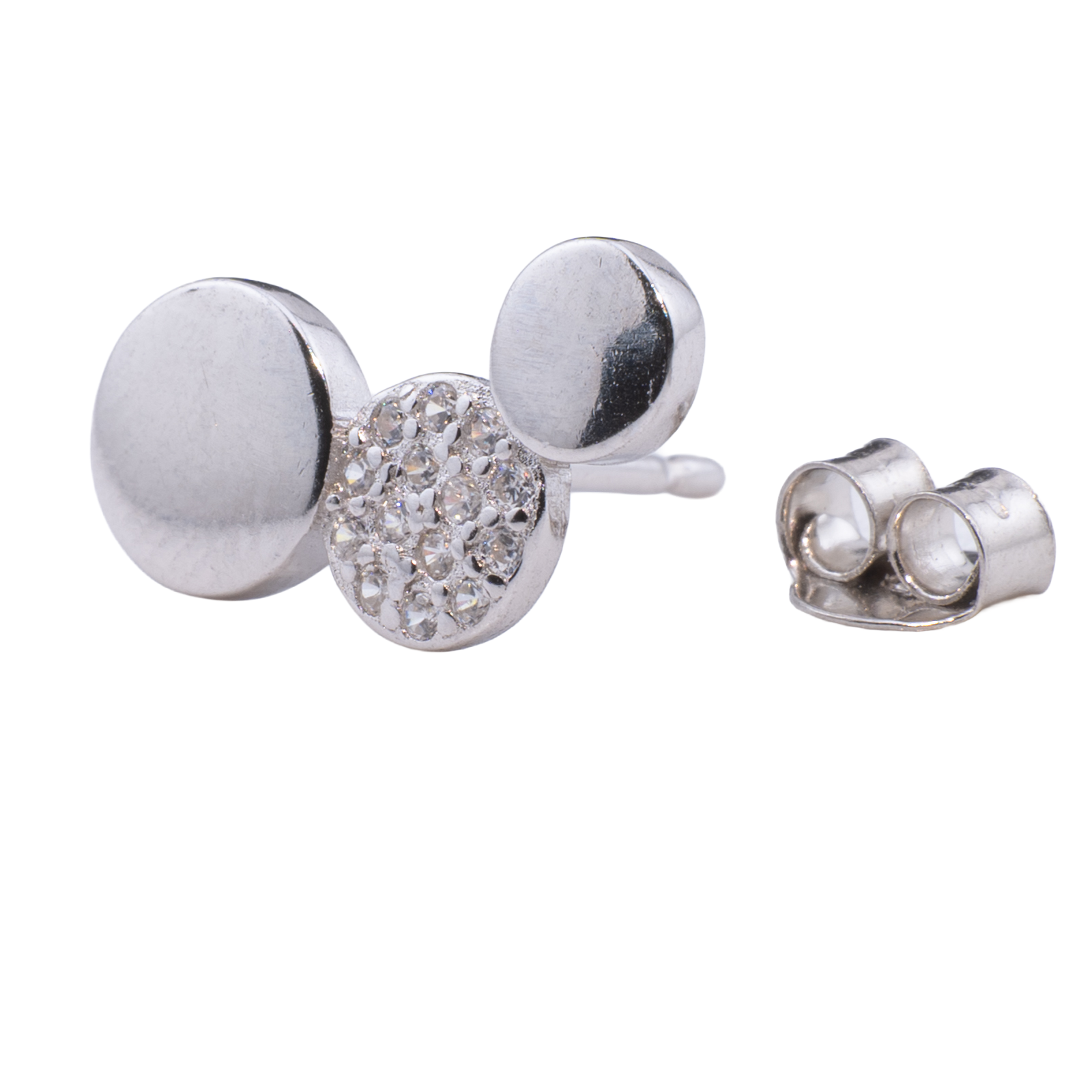 ORECCHINO CON CERCHI ZIRCONATI