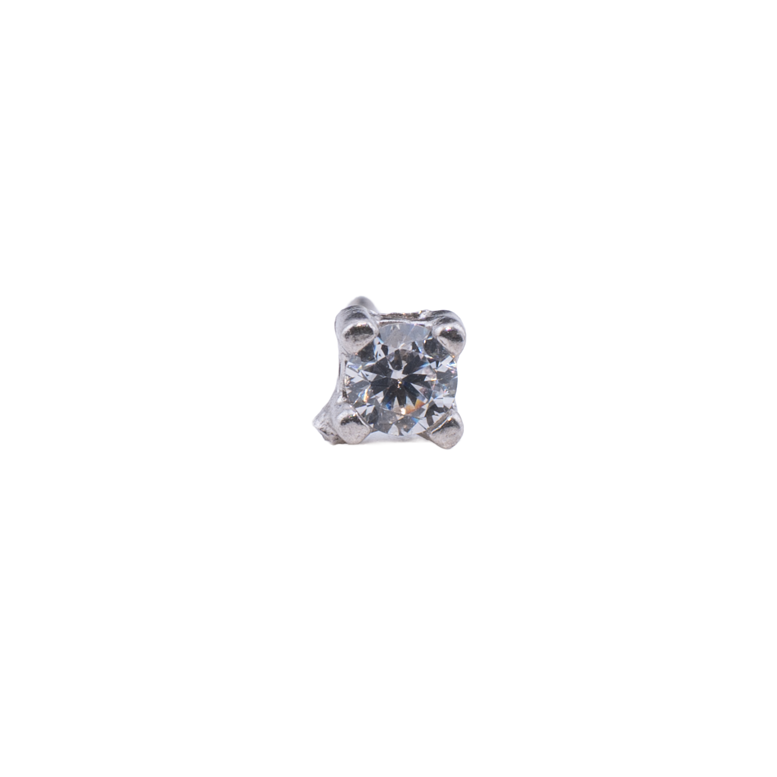 ORECCHINO CON ZIRCONE 3MM