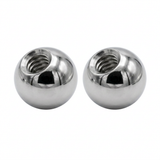 Set 2 Palline di Ricambio per Piercing in Titanio F136 – Filettatura Interna 1.2mm