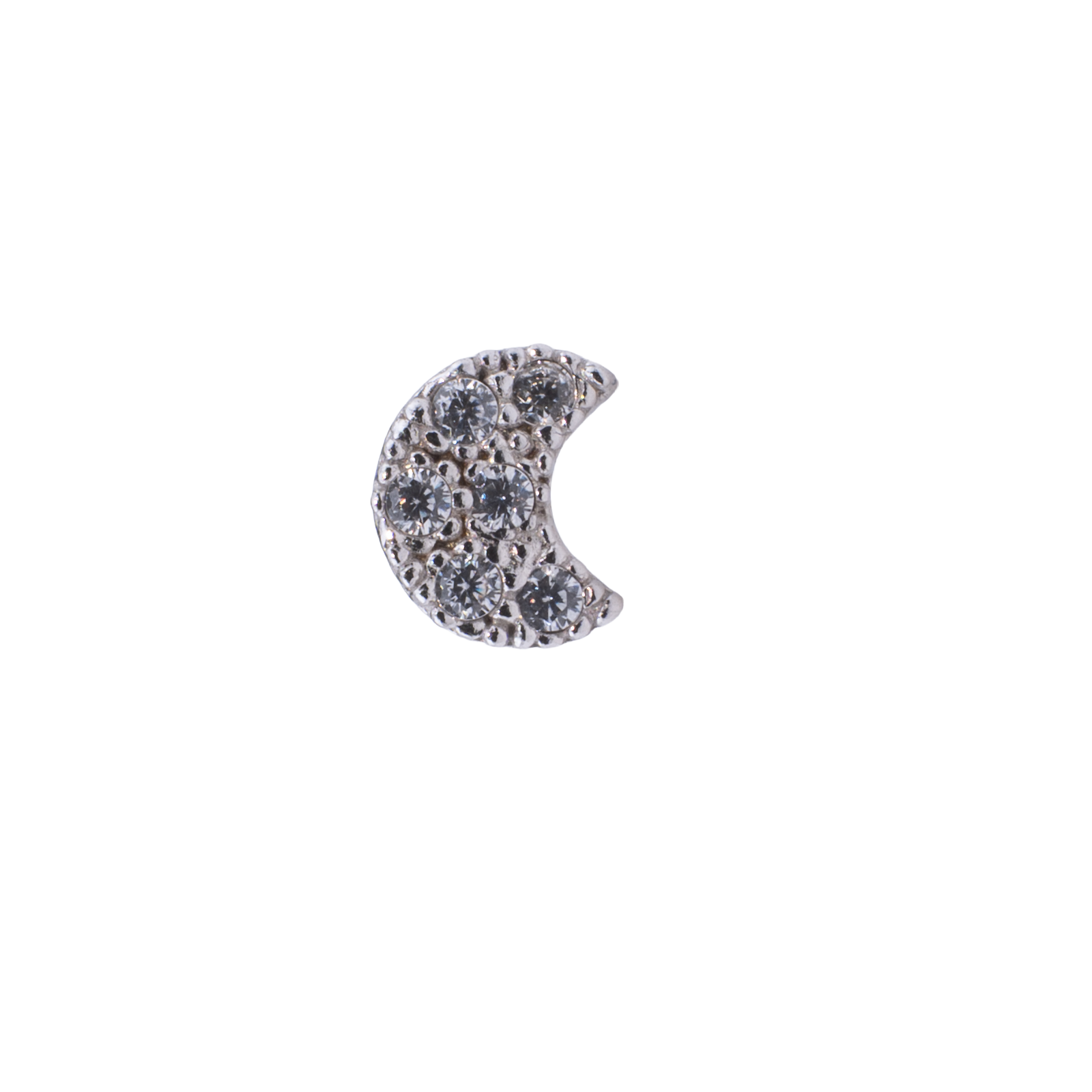 ORECCHINO CON LUNA ZIRCONATA