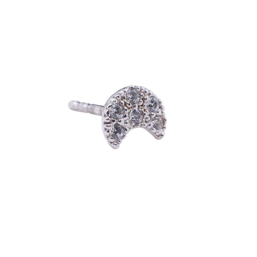 ORECCHINO CON LUNA ZIRCONATA