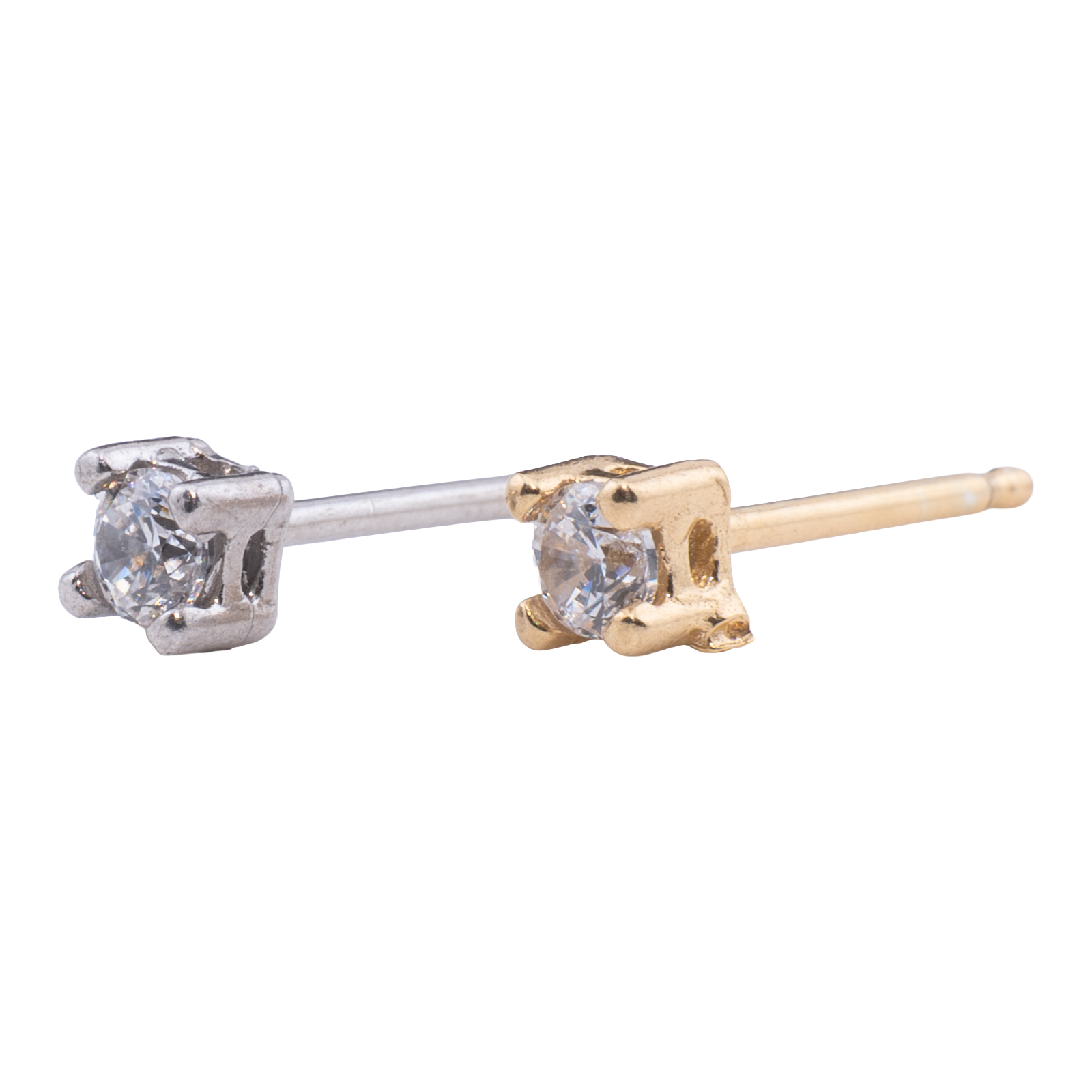 ORECCHINO CON ZIRCONE 3MM