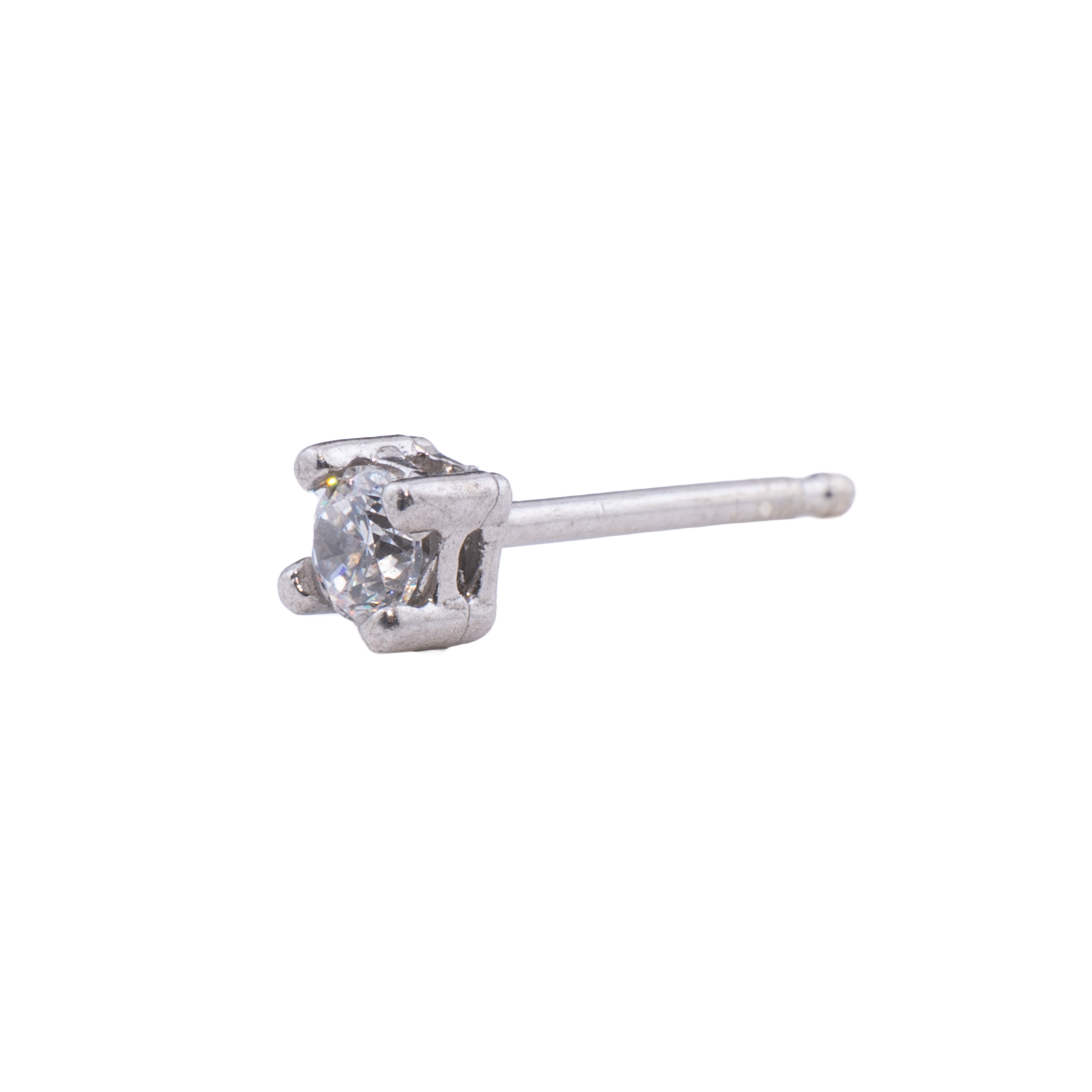ORECCHINO CON ZIRCONE 3MM