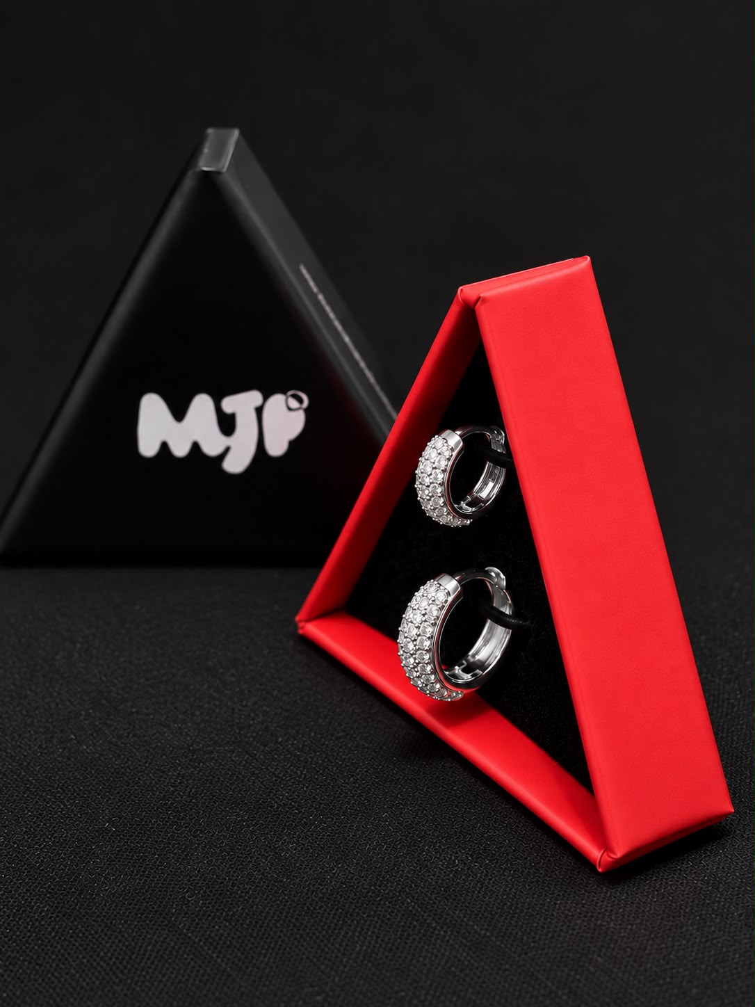 Set Coppia Cerchietti con Zirconi in Argento 925 – Misure 8+10 mm / 10+12 mm