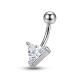 Piercing con triangolo in Acciaio Chirurgico 316L - Piercing per ombelico