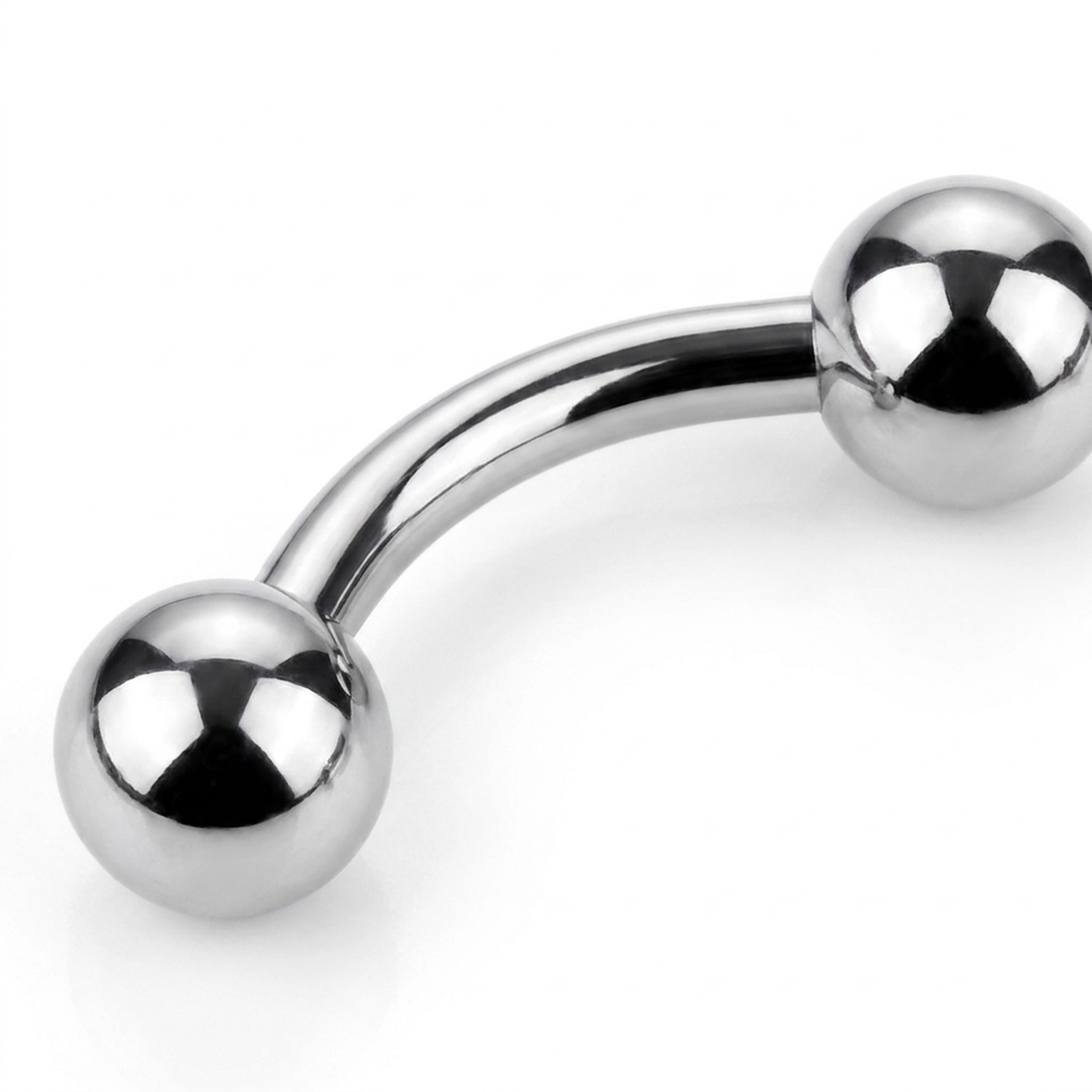 Piercing con palline in Titanio F136 - Piercing per Rook, snug, daith, antitragus, eyebrow