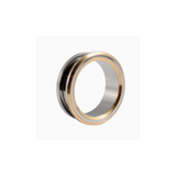 Dilatatore con fascia oro in Acciaio Inox - Piercing per Lobo