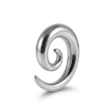 Dilatatore a forma di spirale in Acciaio Inox - Piercing per Lobo