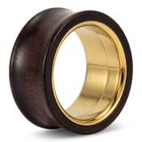 Dilatatore in legno e Acciaio Inox - Piercing per Lobo