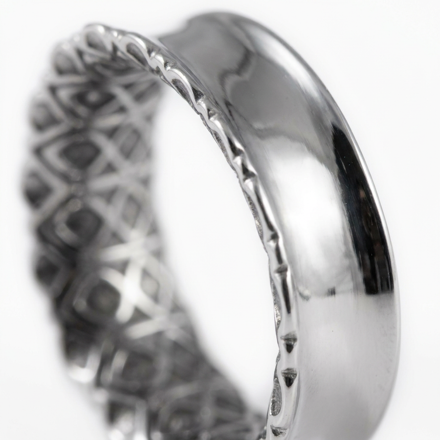 Dilatatore con fantasia in Acciaio Inox - Piercing per Lobo